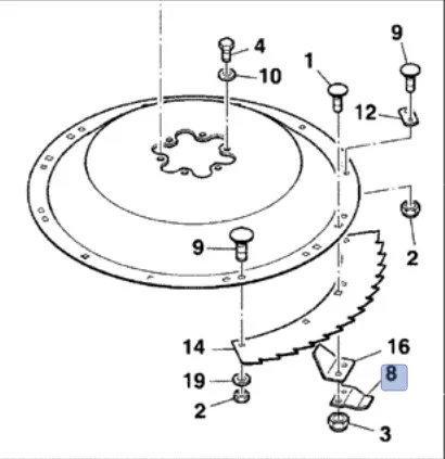 87662728 - Скребковая пластина